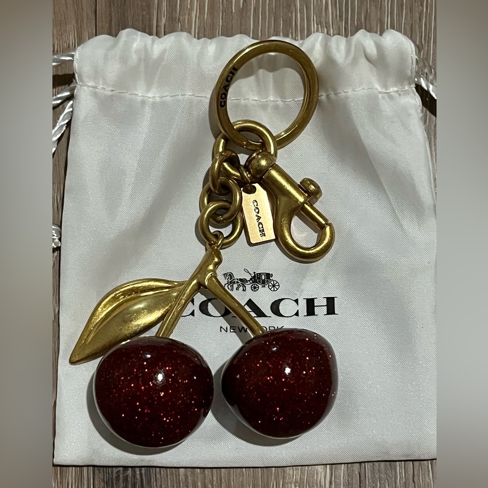 Coach Cherry Bag Charm - Picture 5 of 7